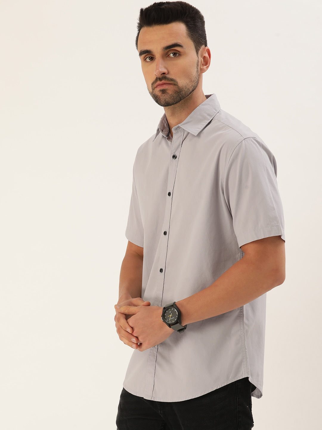 Solid Casual Shirt