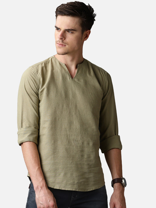 Solid Straight Kurta