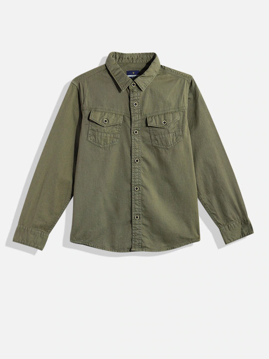 Solid Casual Shirt