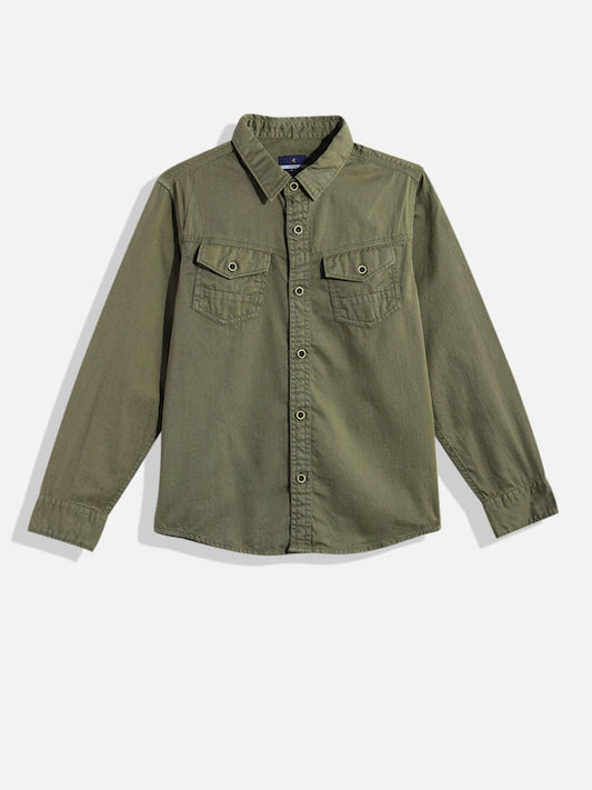 Solid Casual Shirt