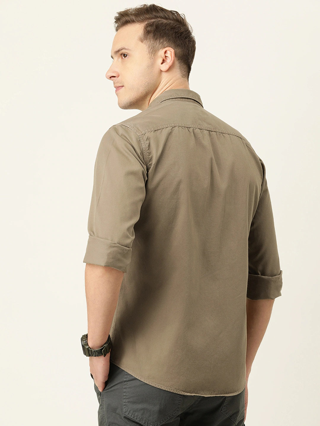 Solid Casual Shirt