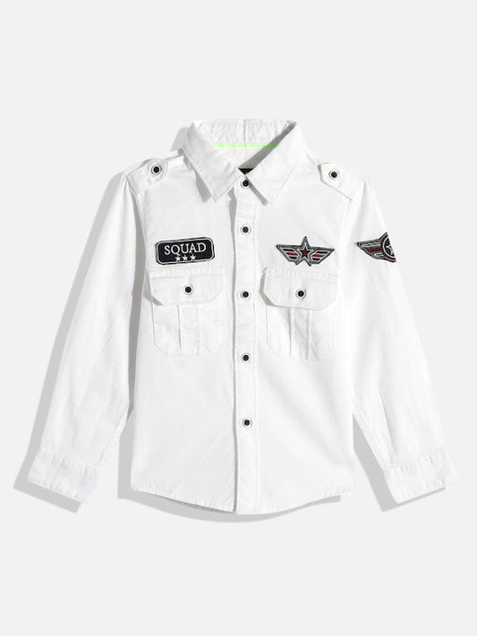 Solid Casual Shirt