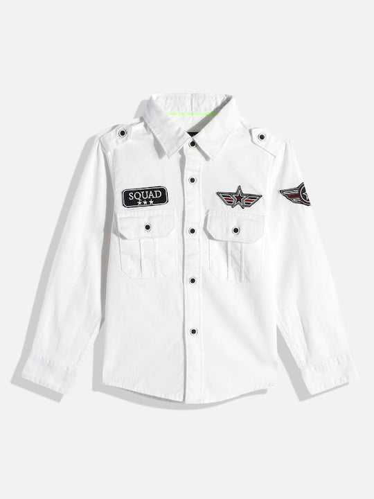 Solid Casual Shirt