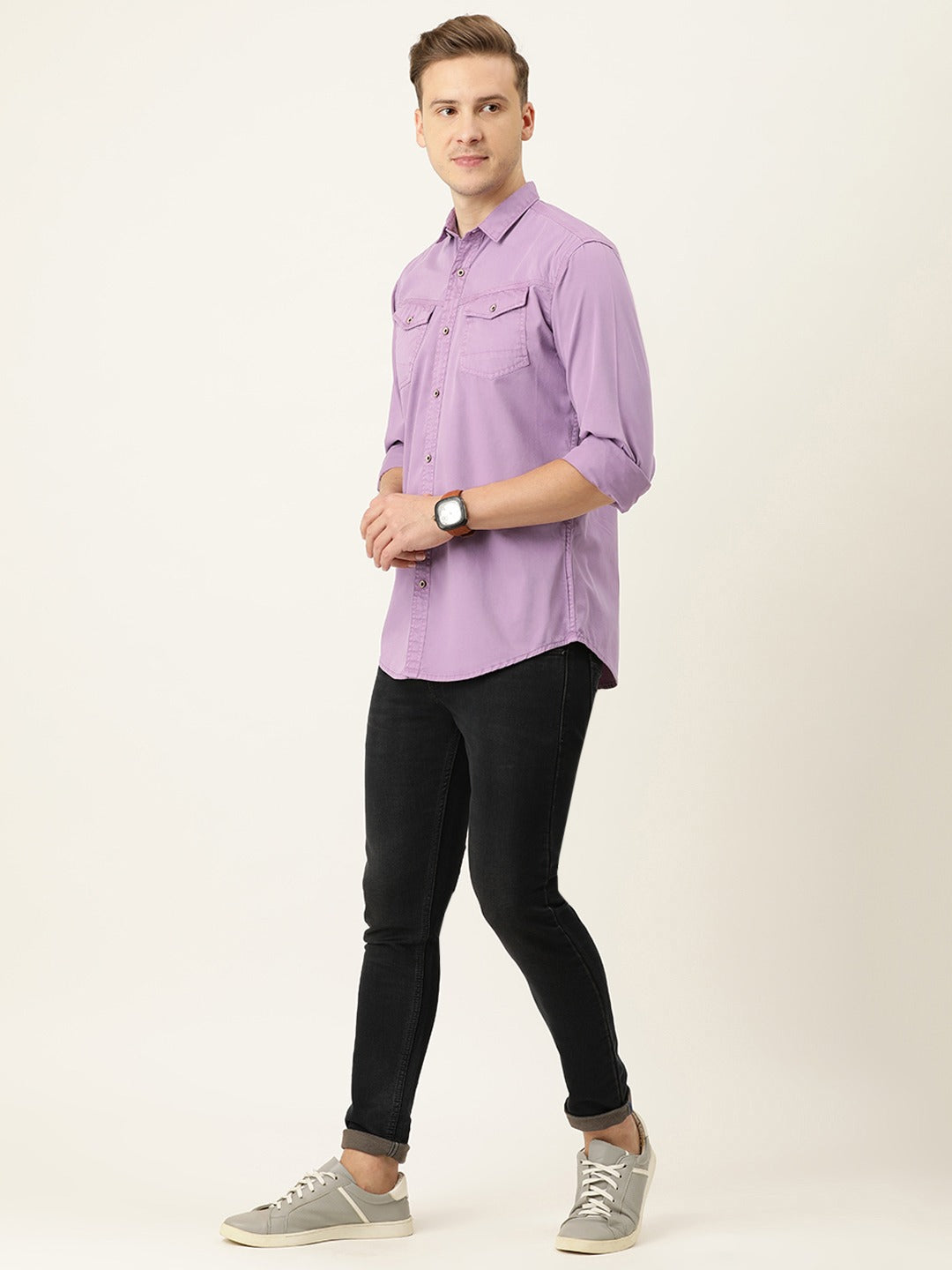 Solid Casual Shirt