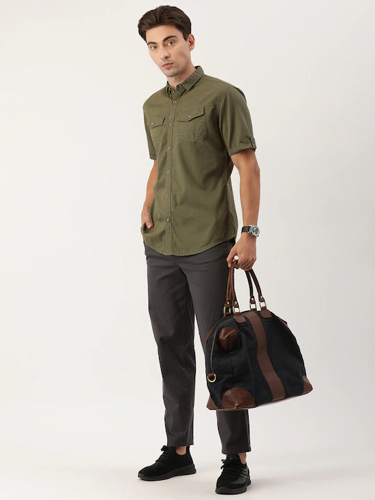 Solid Casual Shirt