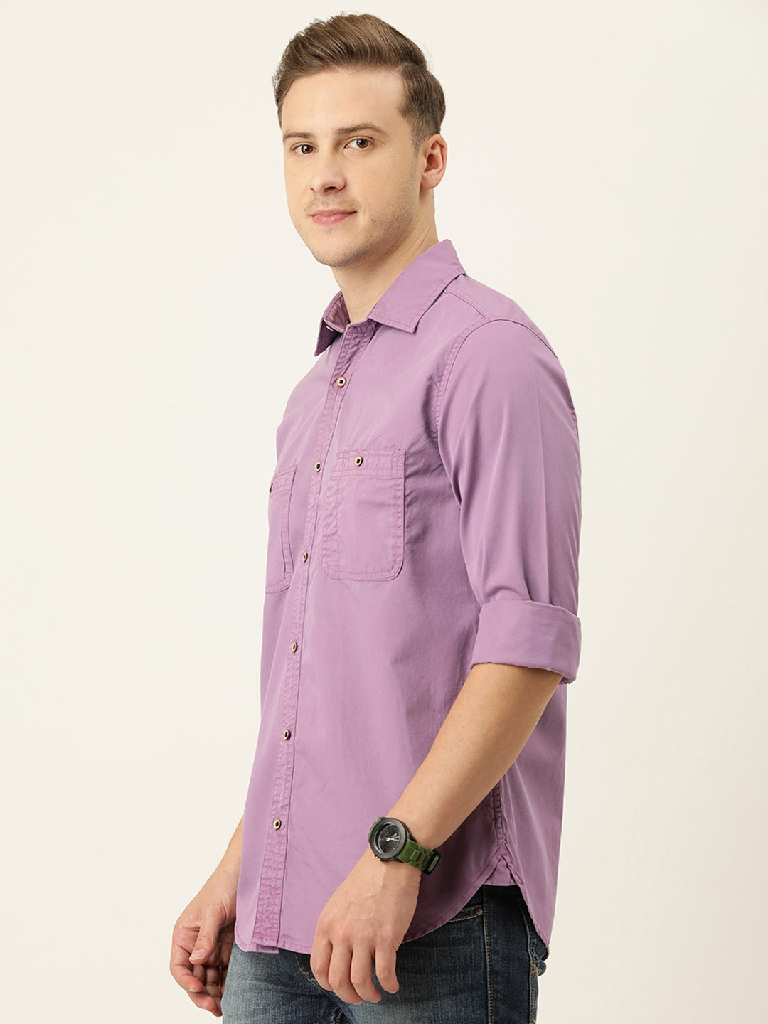 Solid Casual Shirt
