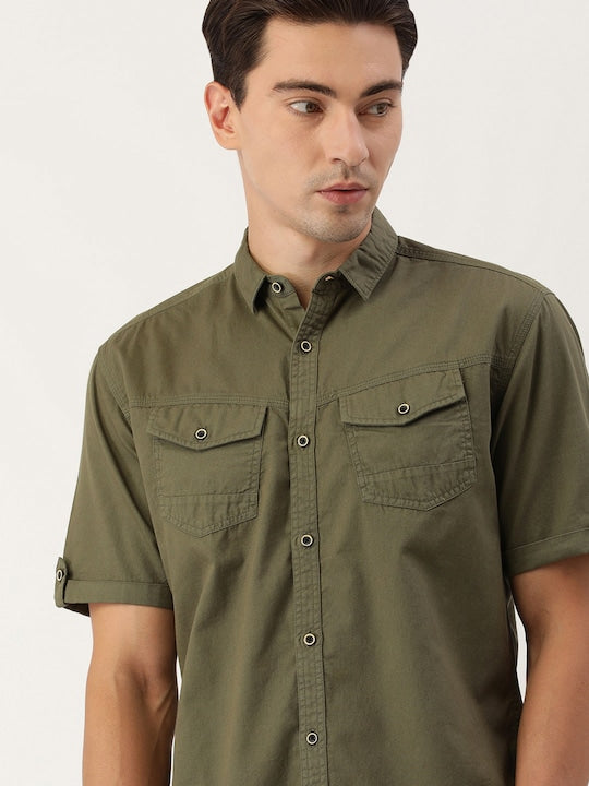 Solid Casual Shirt