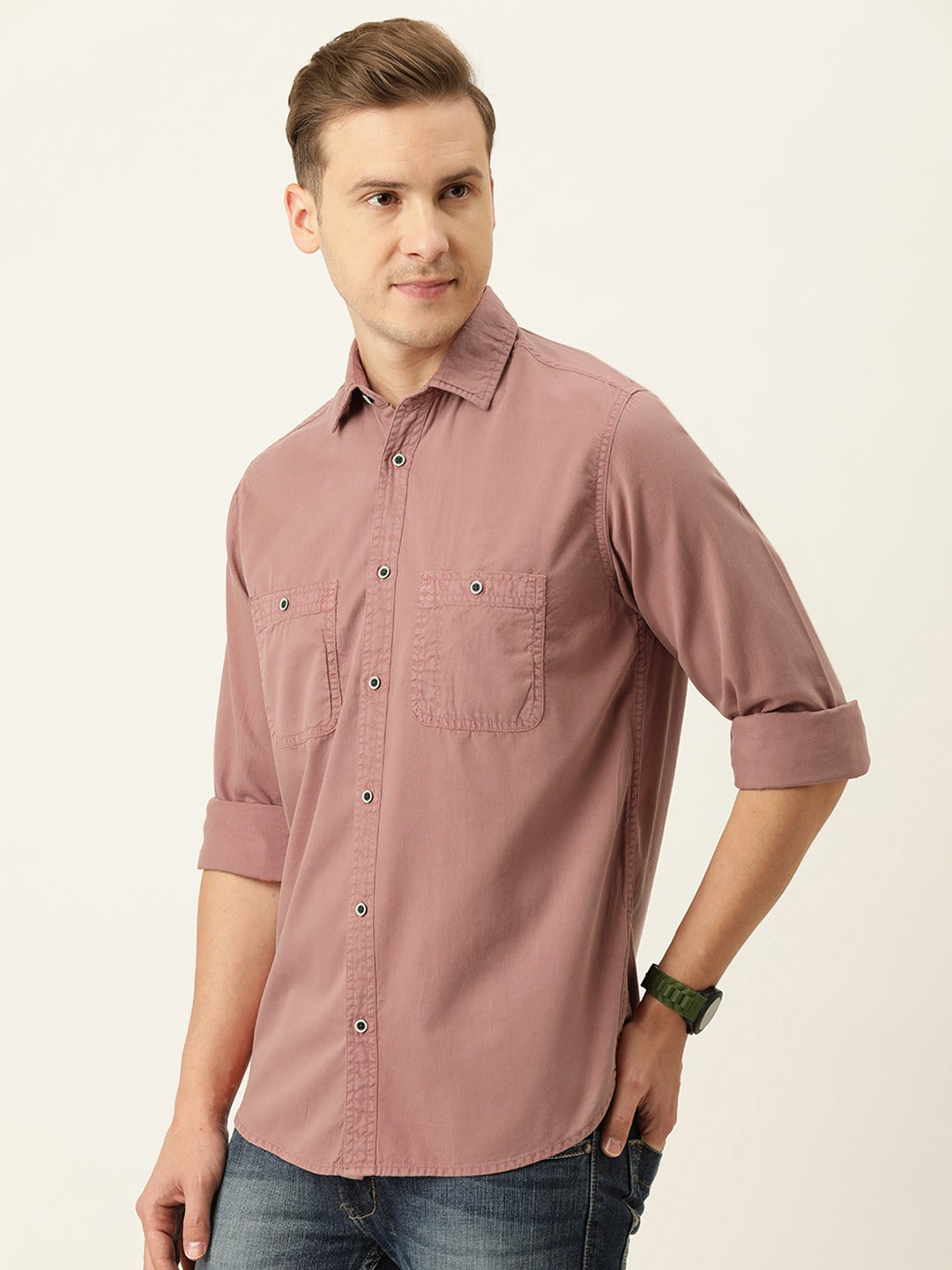 Solid Casual Shirt