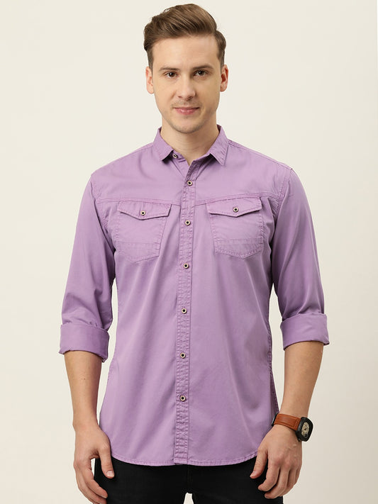Solid Casual Shirt