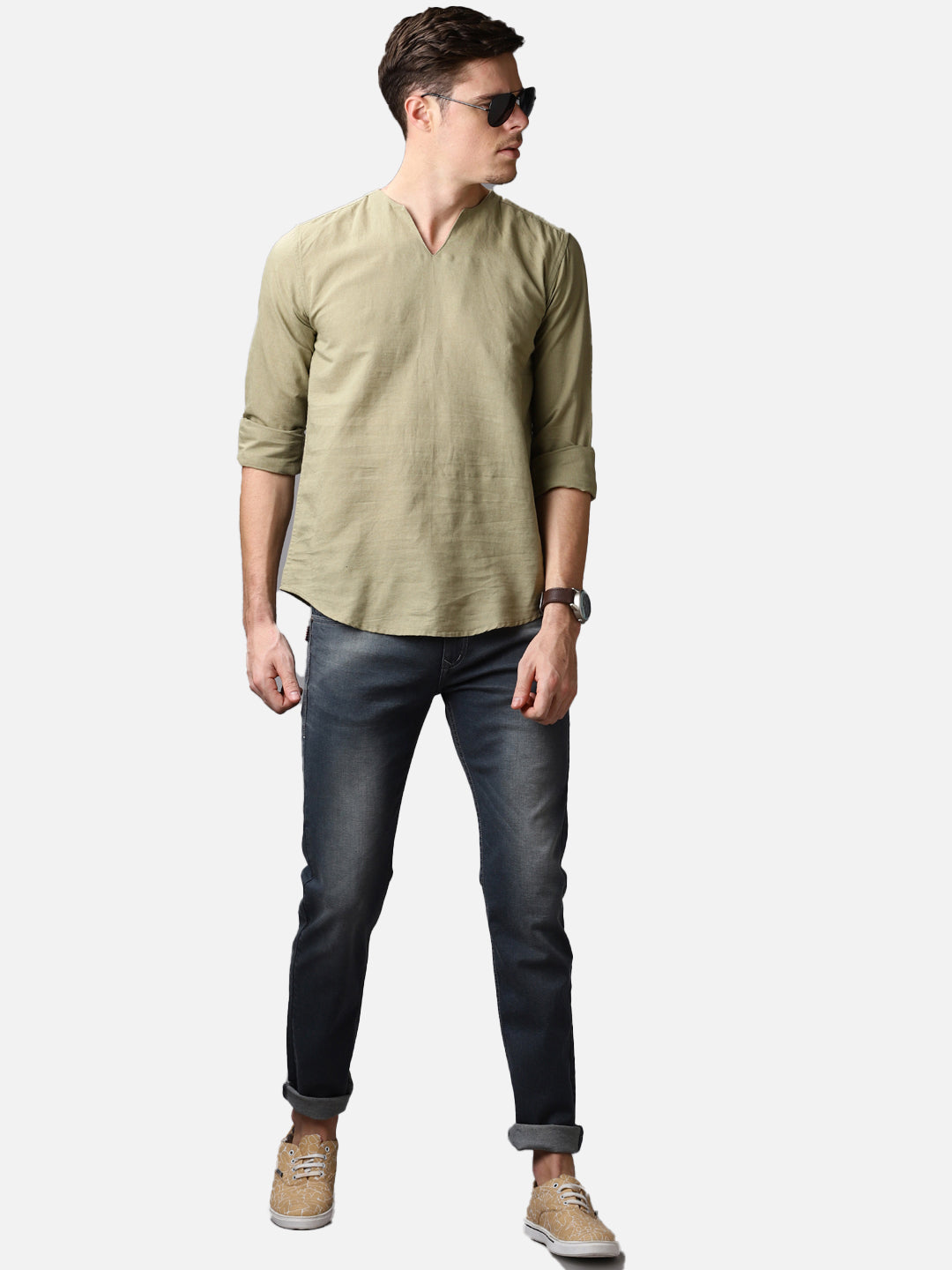 Solid Straight Kurta