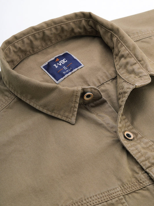 Solid Casual Shirt