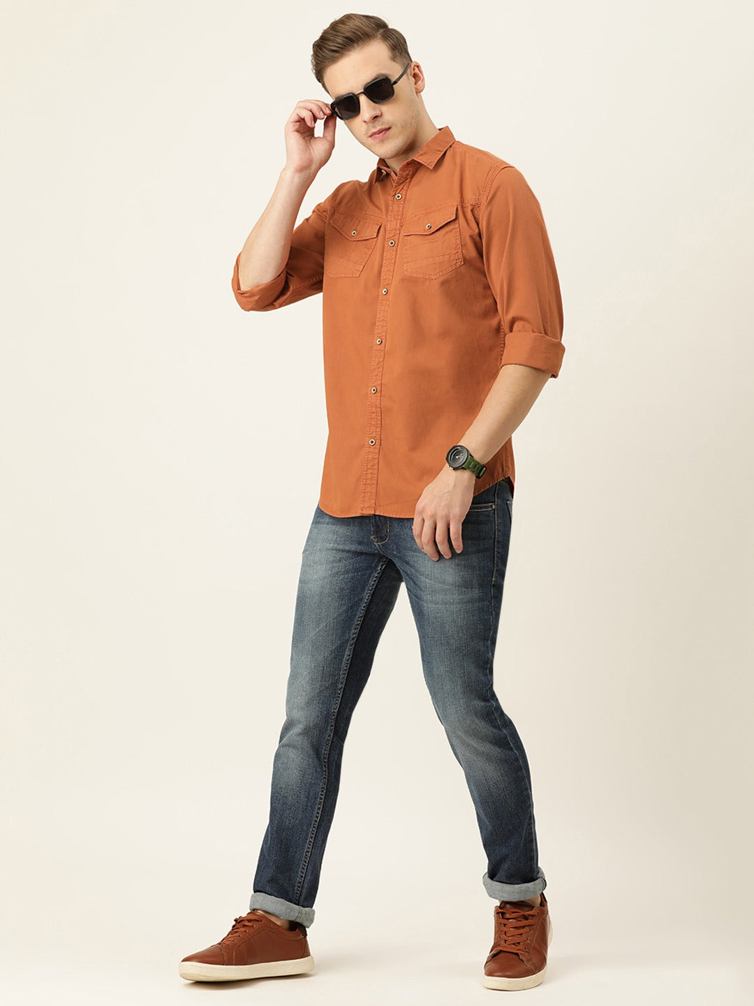 Solid Casual Shirt