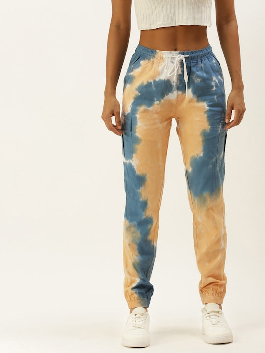 Tie and Dye Cargo Trouser