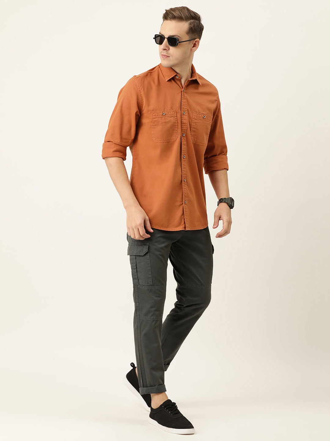 Solid Casual Shirt
