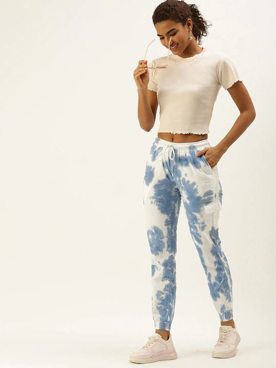 Tie and Dye Cargo Trouser
