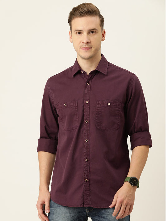 Solid Casual Shirt