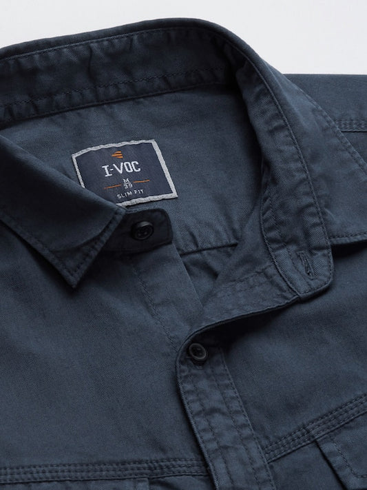 Solid Casual Shirt
