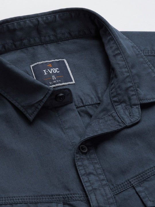 Solid Casual Shirt