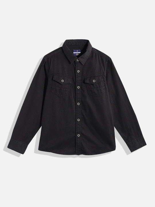 Solid Casual Shirt