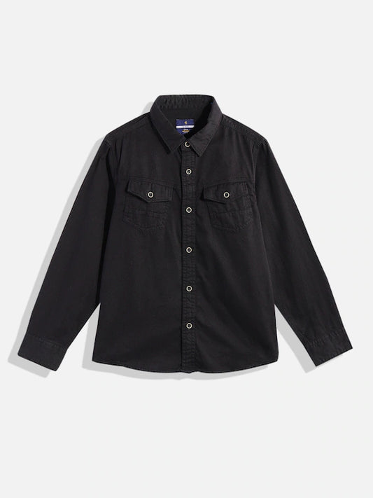 Solid Casual Shirt