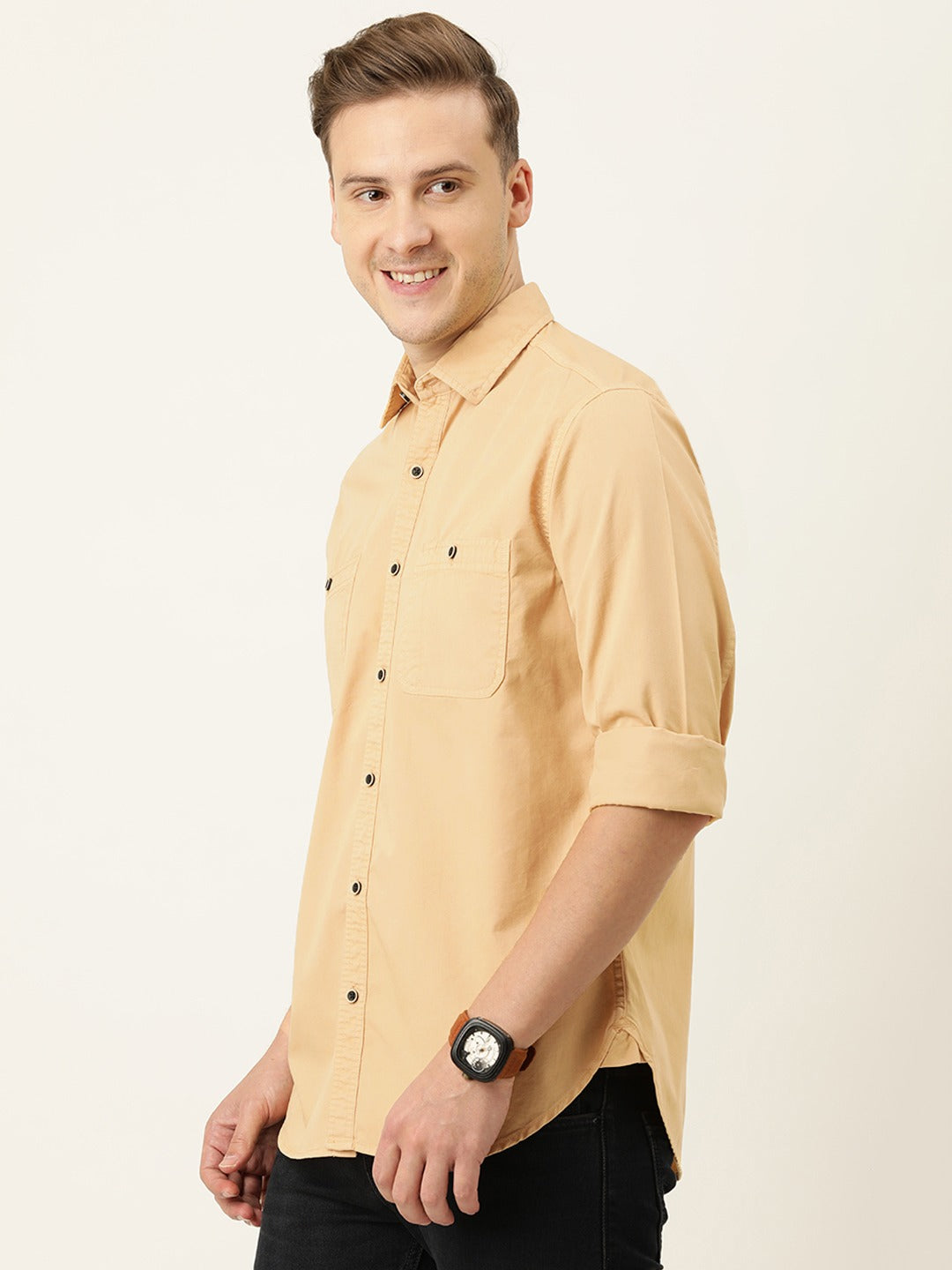 Solid Casual Shirt