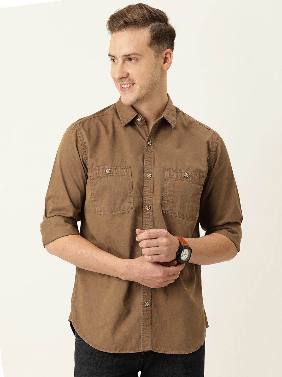Solid Casual Shirt