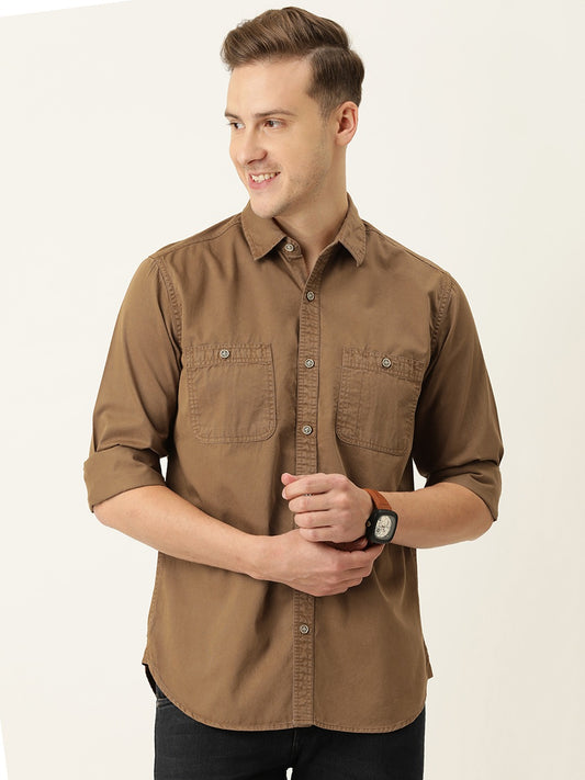 Solid Casual Shirt