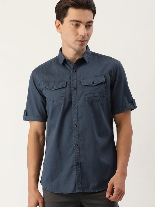 Solid Casual Shirt