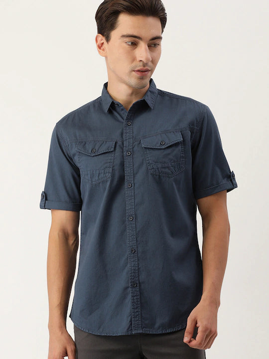 Solid Casual Shirt