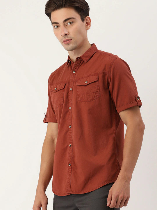 Solid Casual Shirt