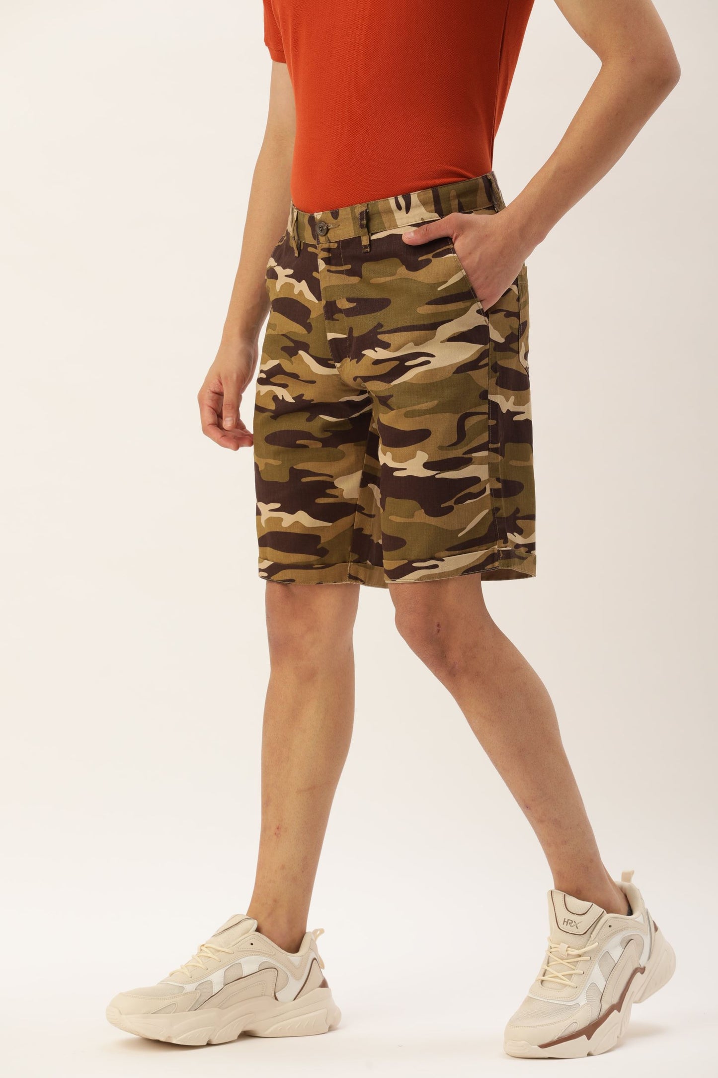 Printed Chino Shorts