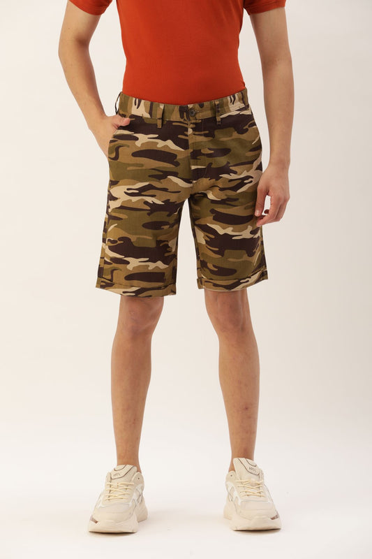 Printed Chino Shorts