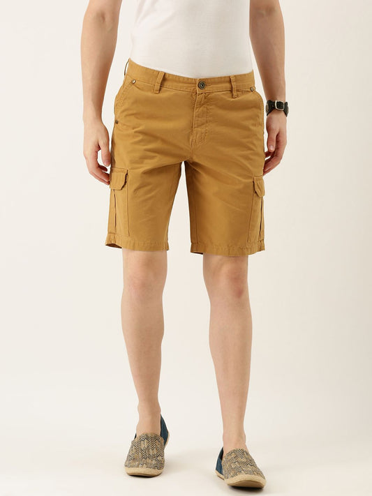 Solid Cargo Shorts